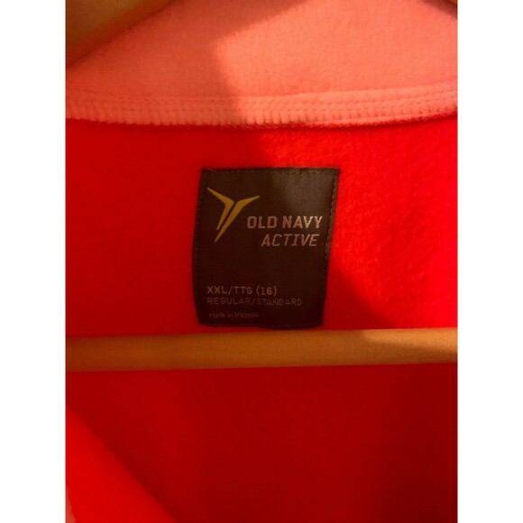 Old Navy Active Fleece Pull Over Sweater Red Size 16 XXL youth - Picture 3 of 5